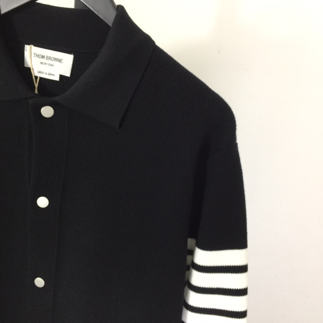 Thom Browne 4-Bar Knit Cardigan - PerfectKickZ