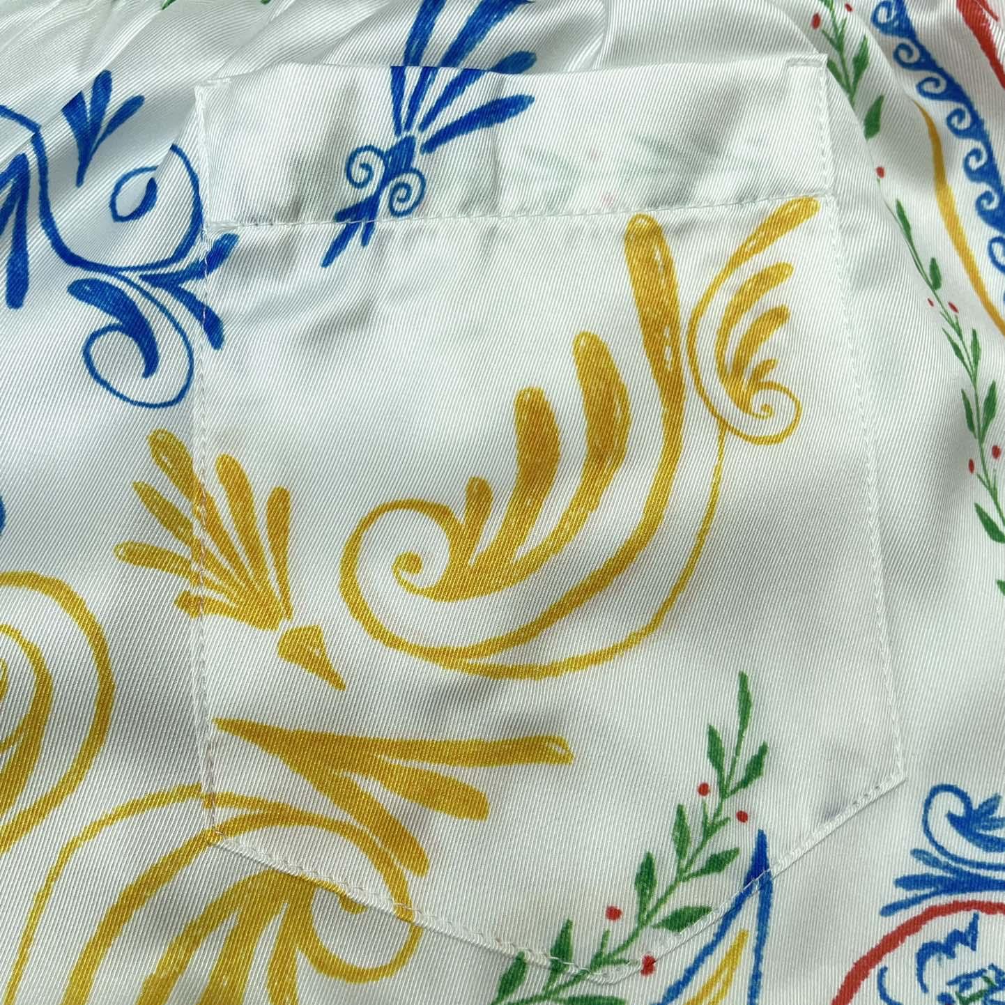 Casablanca La Déesse Du Stade Silk Shorts    CA3511 - PerfectKickZ