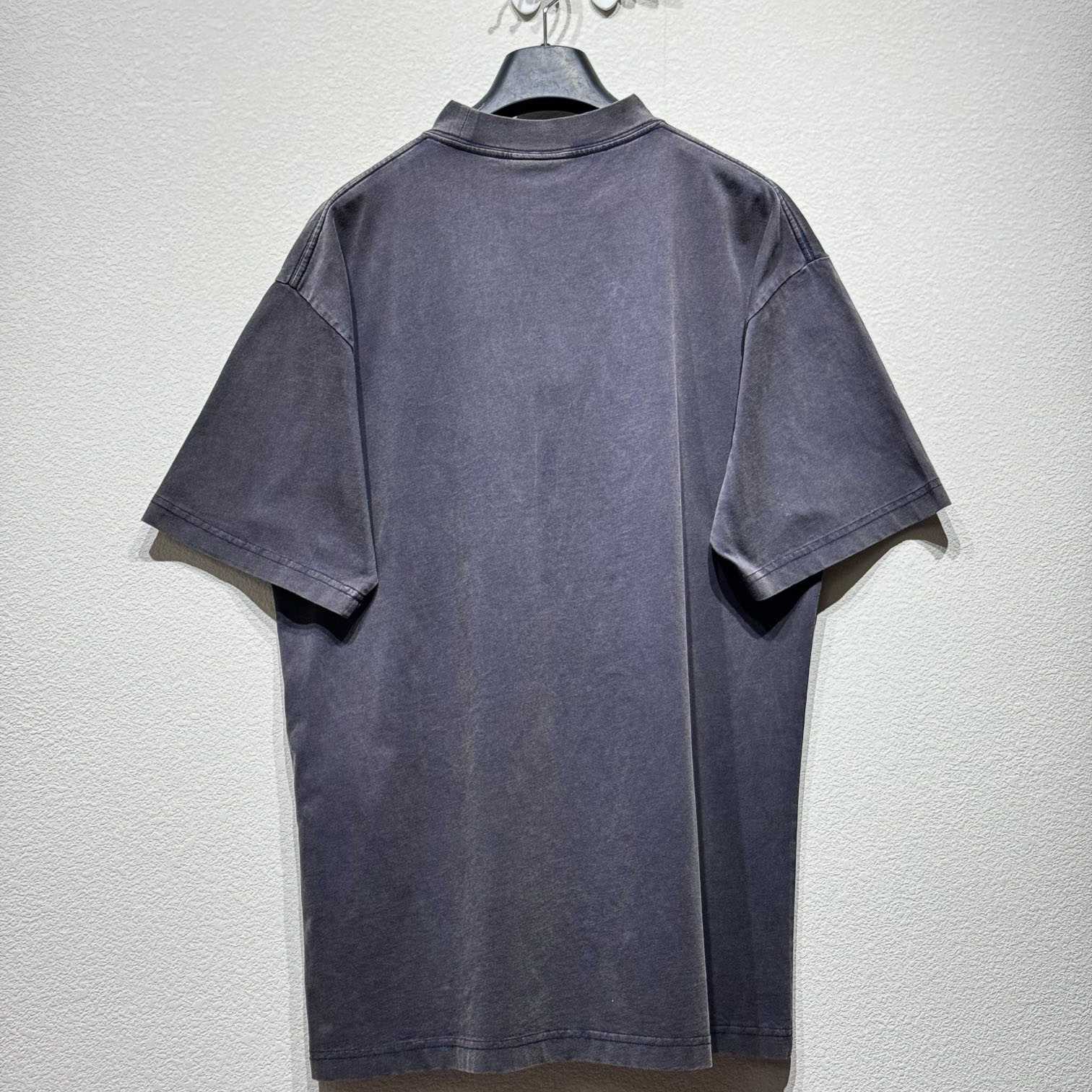 Balenciaga Tbilisi T-Shirt Oversized In Faded Washed Black - PerfectKickZ