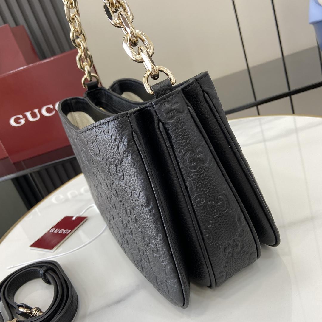 Gucci GG Emblem Mini Shoulder Bag  - PerfectKickZ
