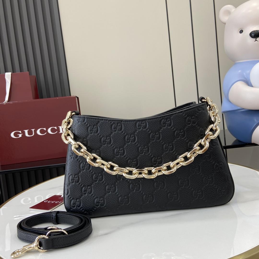 Gucci GG Emblem Mini Shoulder Bag  - PerfectKickZ