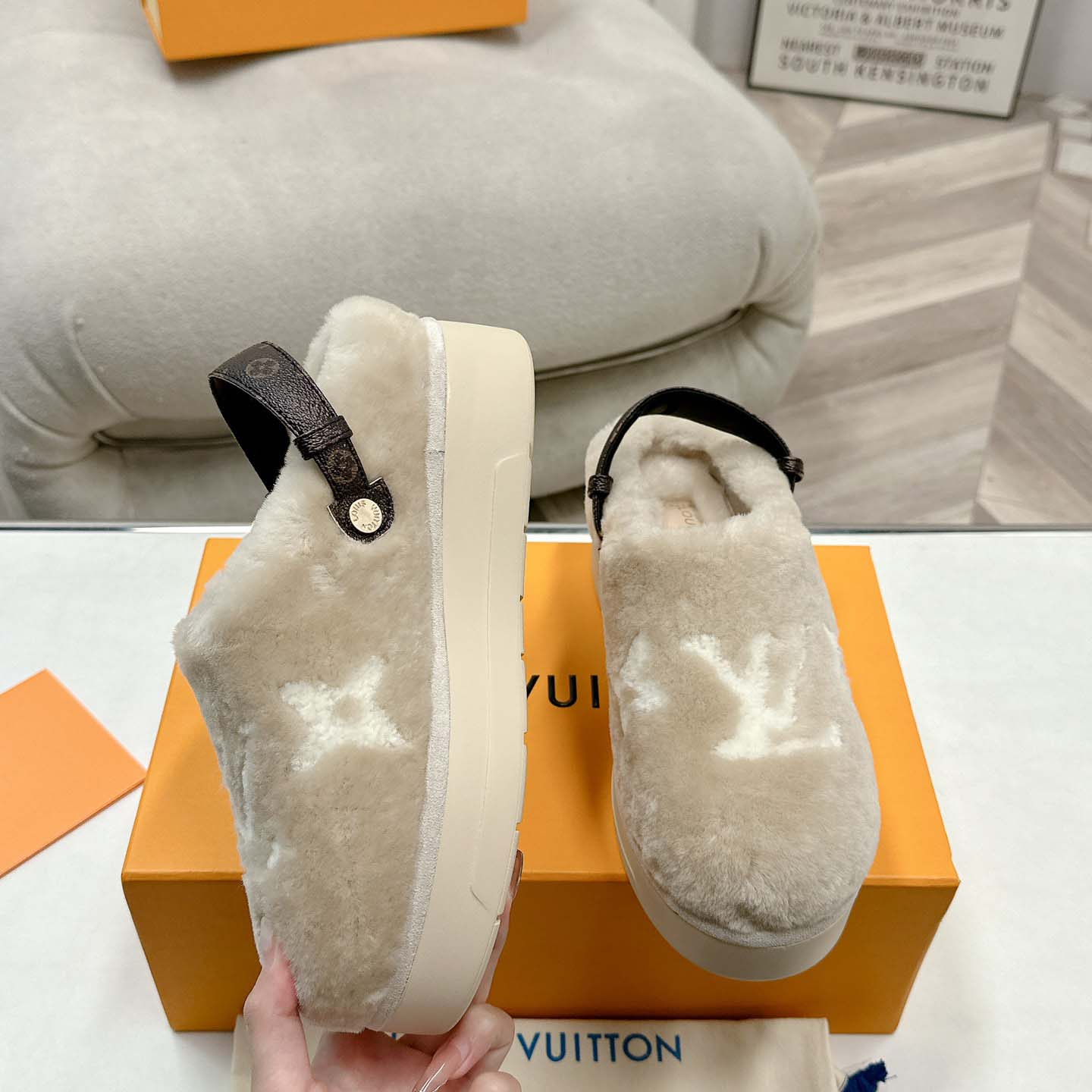 Louis Vuitton Aspen Platform Clog           - PerfectKickZ