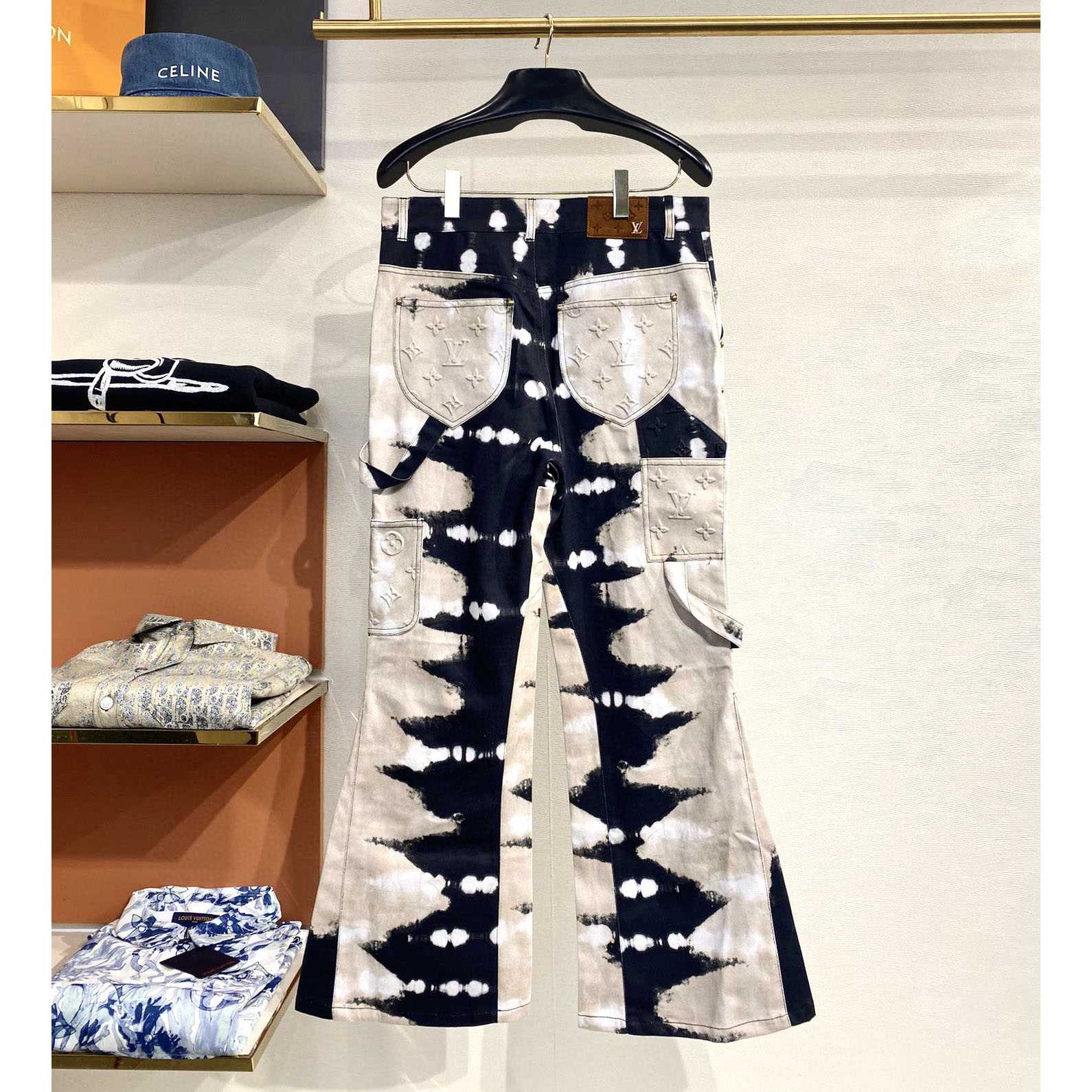 Louis Vuitton Tie-Dye Workwear Denim Jeans - PerfectKickZ