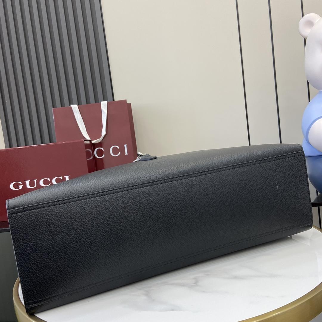 Gucci Large Tote Bag With Hook Closure - PerfectKickZ