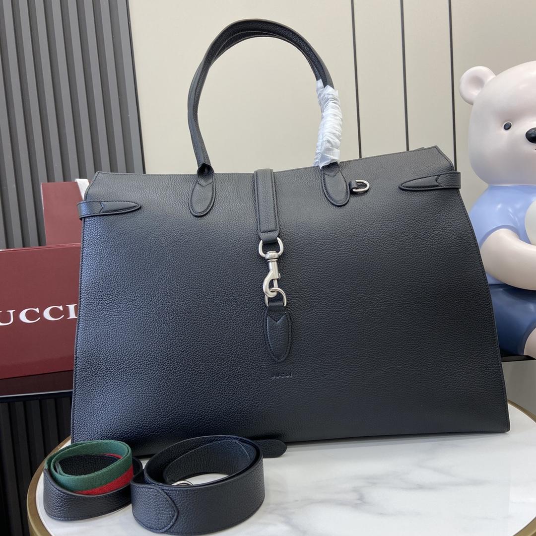 Gucci Large Tote Bag With Hook Closure - PerfectKickZ