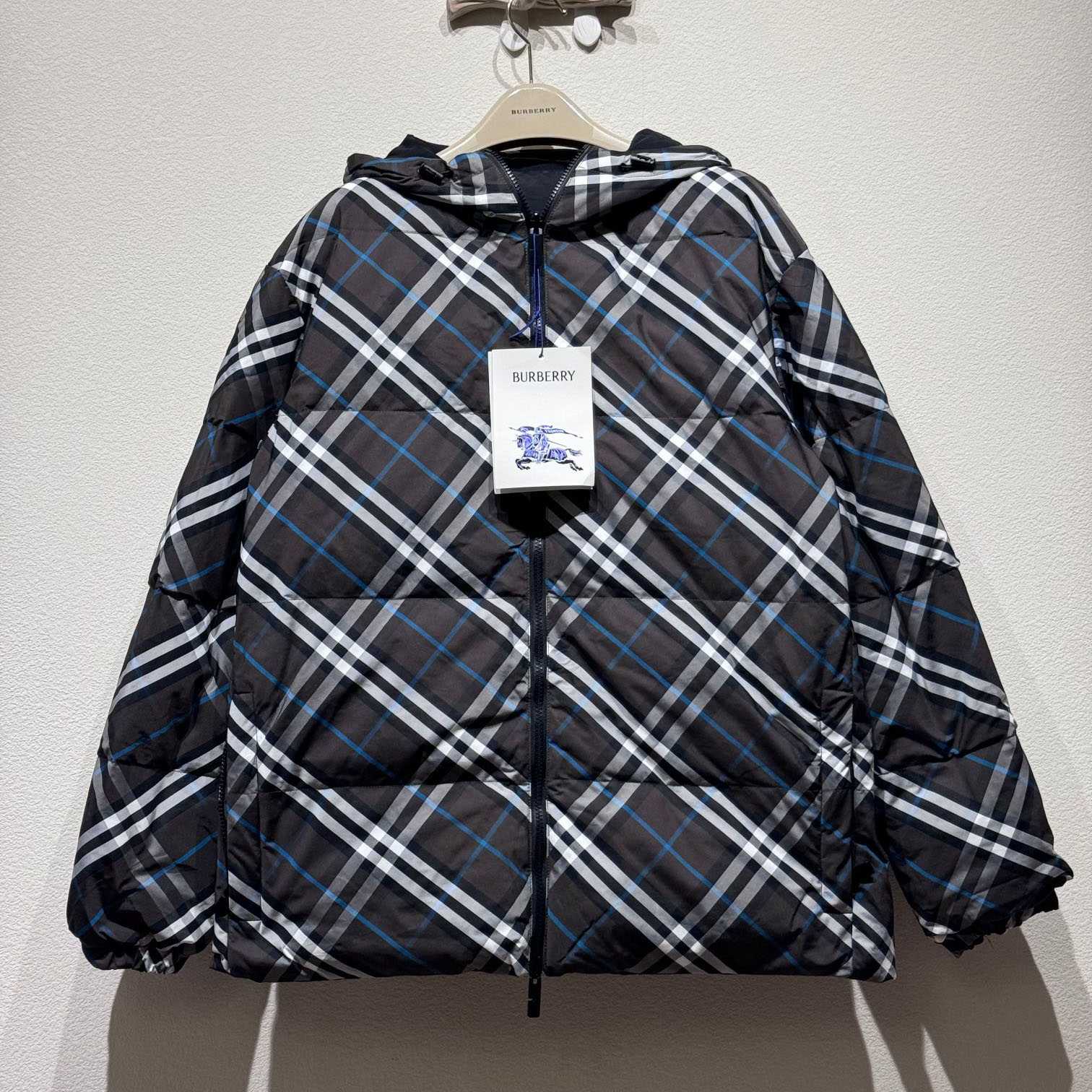 Burberry Reversible Check Puffer Jacket - PerfectKickZ