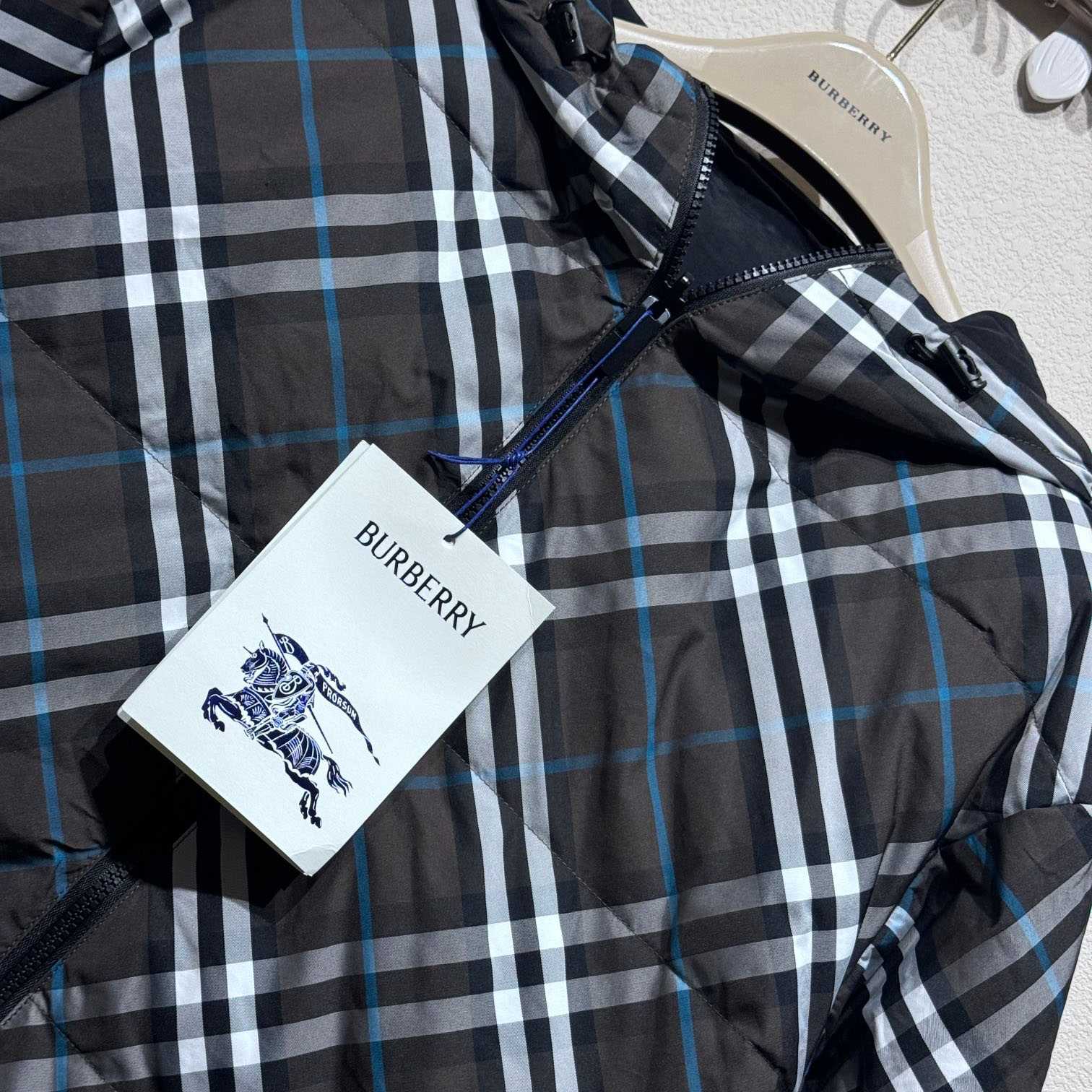 Burberry Reversible Check Puffer Jacket - PerfectKickZ