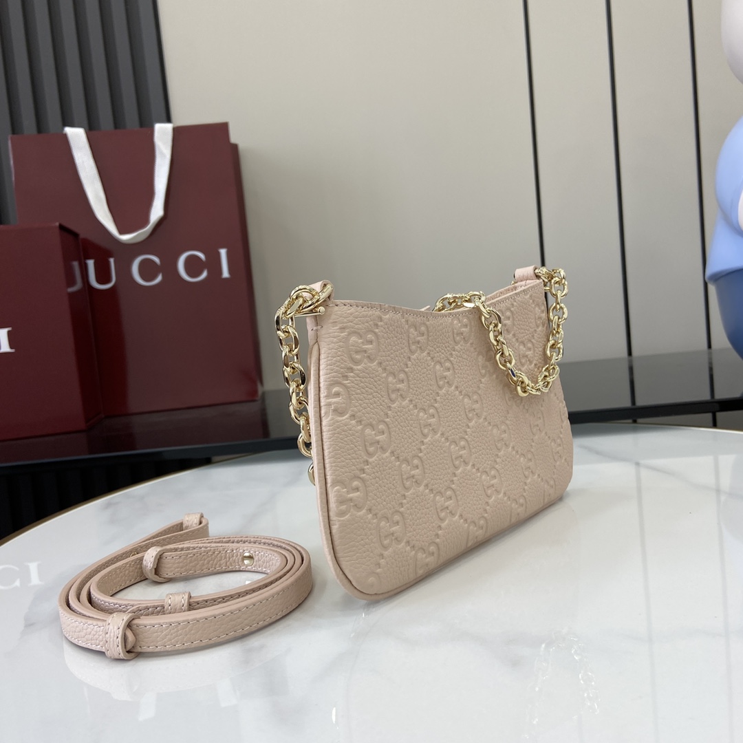 Gucci GG Emblem Super Mini Bag - PerfectKickZ