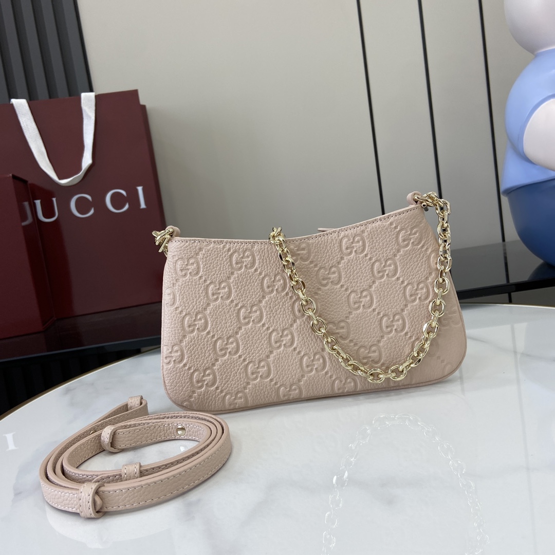 Gucci GG Emblem Super Mini Bag - PerfectKickZ