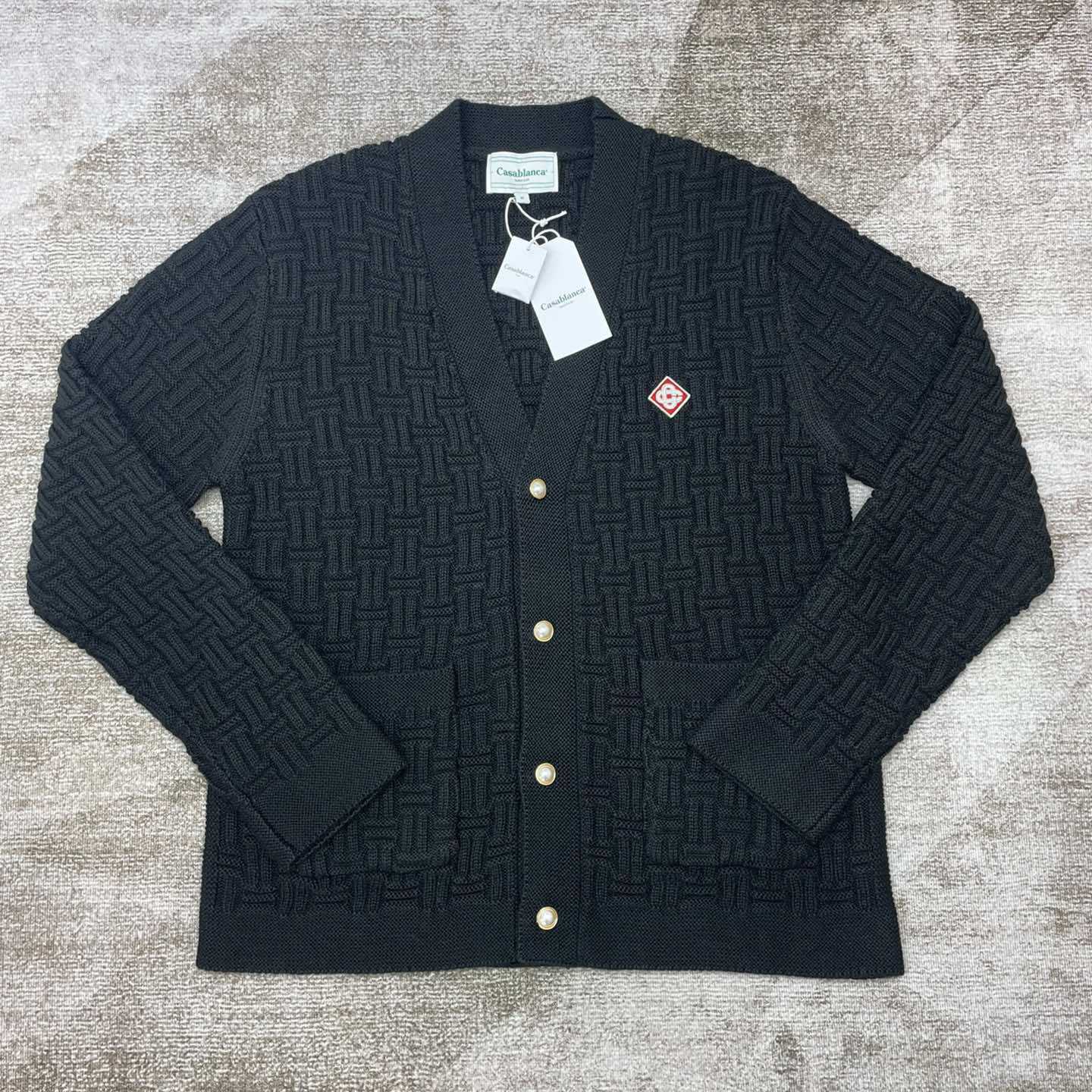 Casablanca Column Stitch Cardigan     D0083 - PerfectKickZ