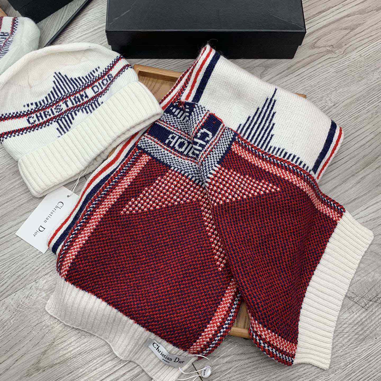 Dior Beanie And Scarf - PerfectKickZ