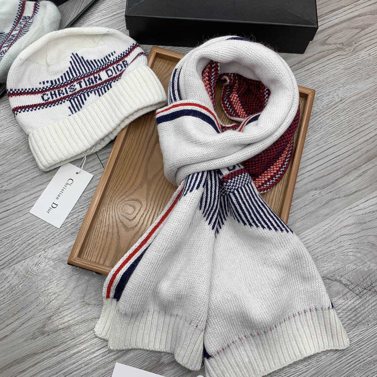 Dior Beanie And Scarf - PerfectKickZ
