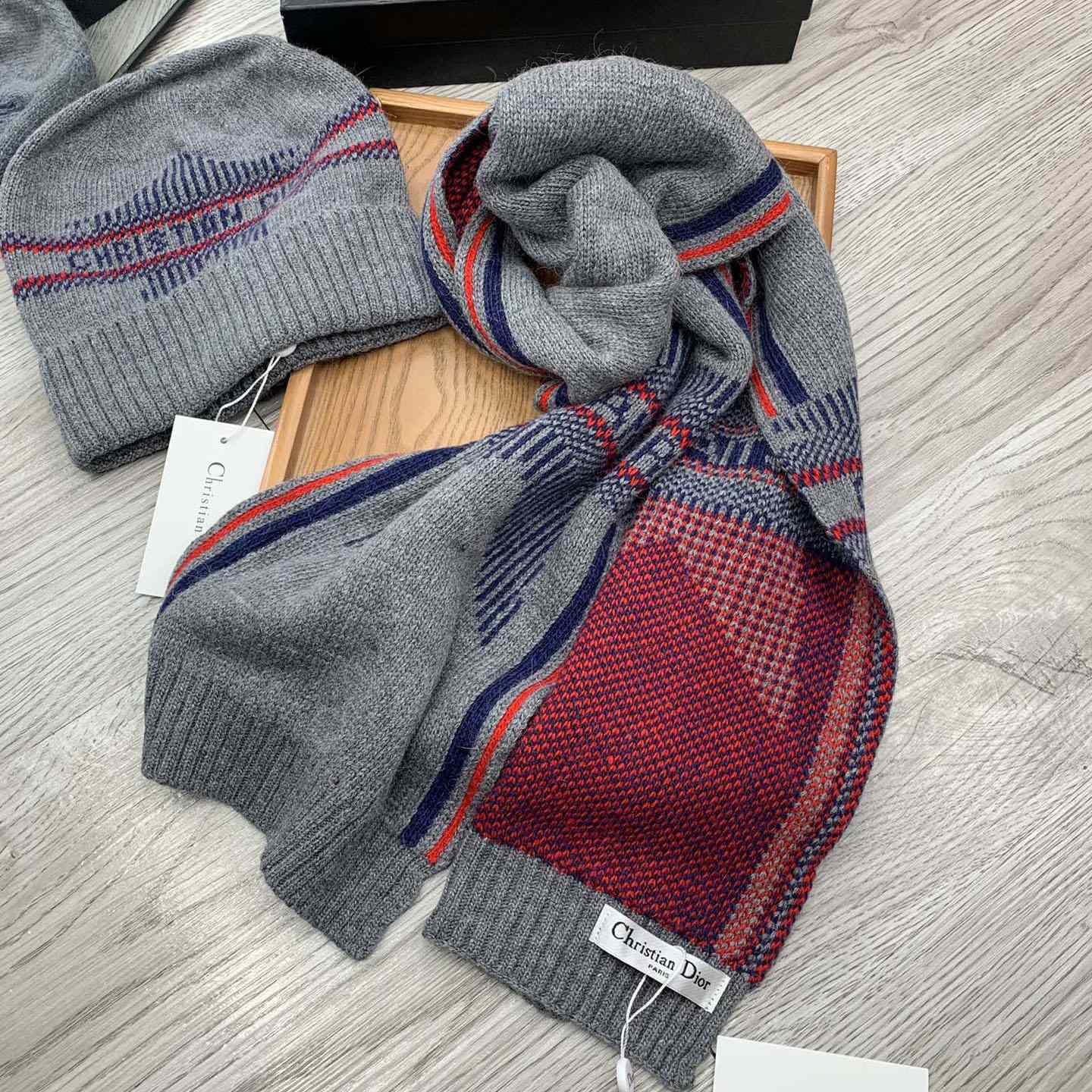 Dior Beanie And Scarf - PerfectKickZ