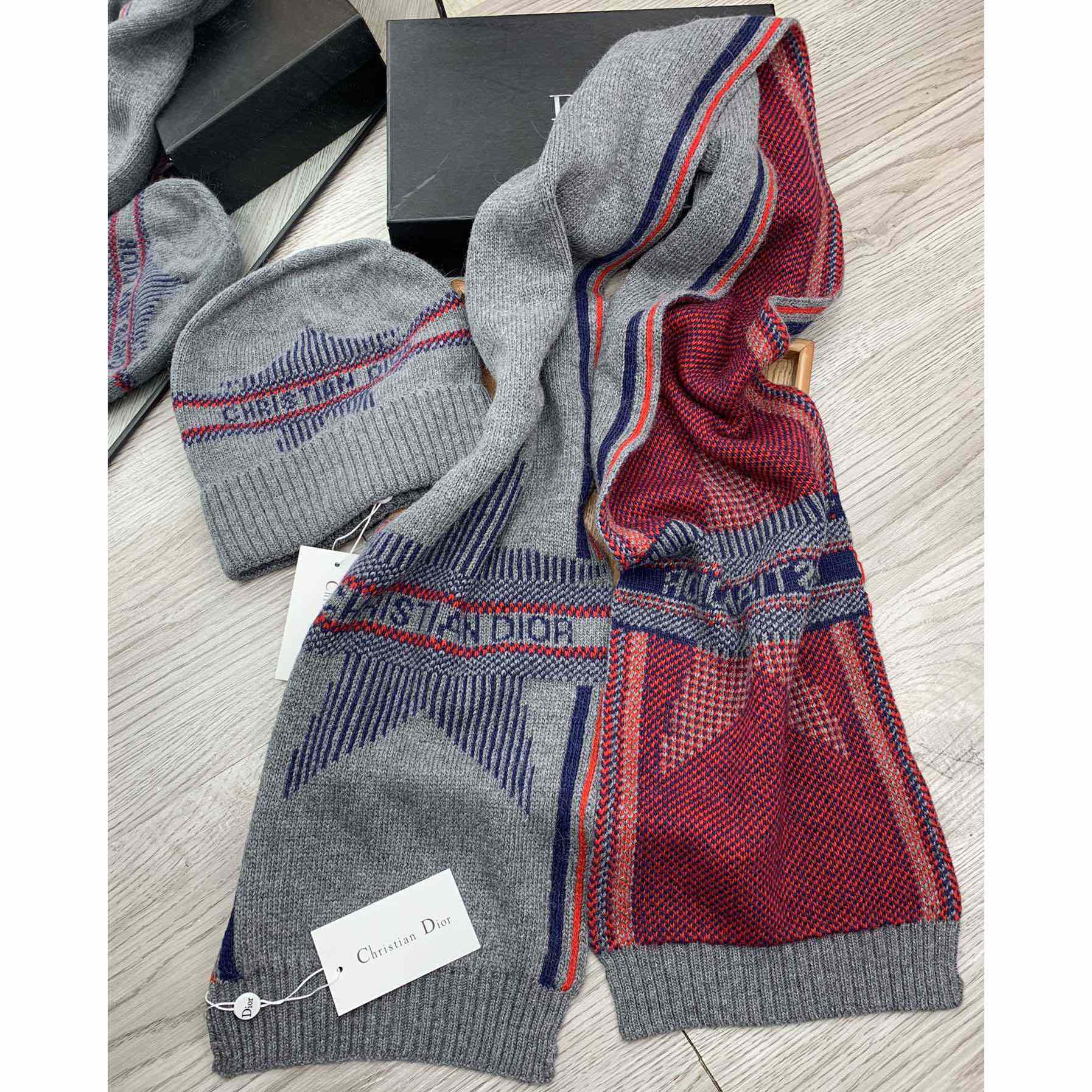 Dior Beanie And Scarf - PerfectKickZ