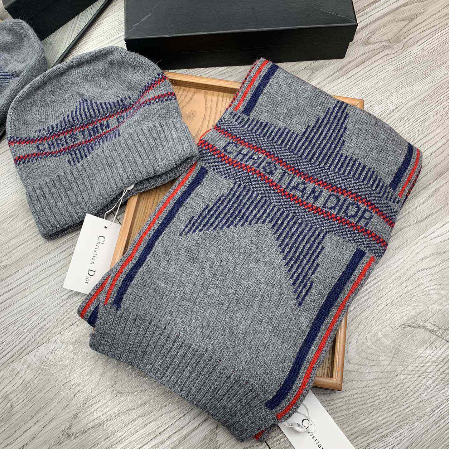 Dior Beanie And Scarf - PerfectKickZ