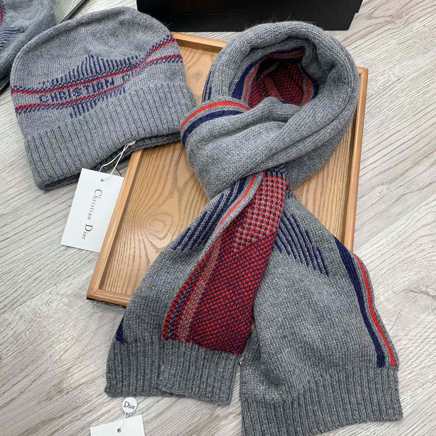 Dior Beanie And Scarf - PerfectKickZ