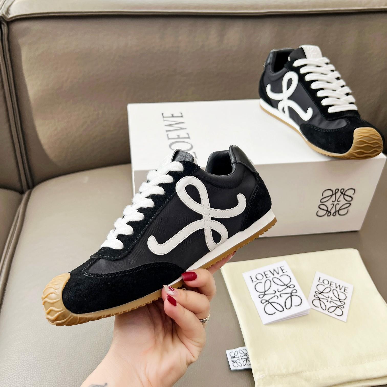 Loewe Ballet Runner 2.0 In Nylon And Calfskin - PerfectKickZ