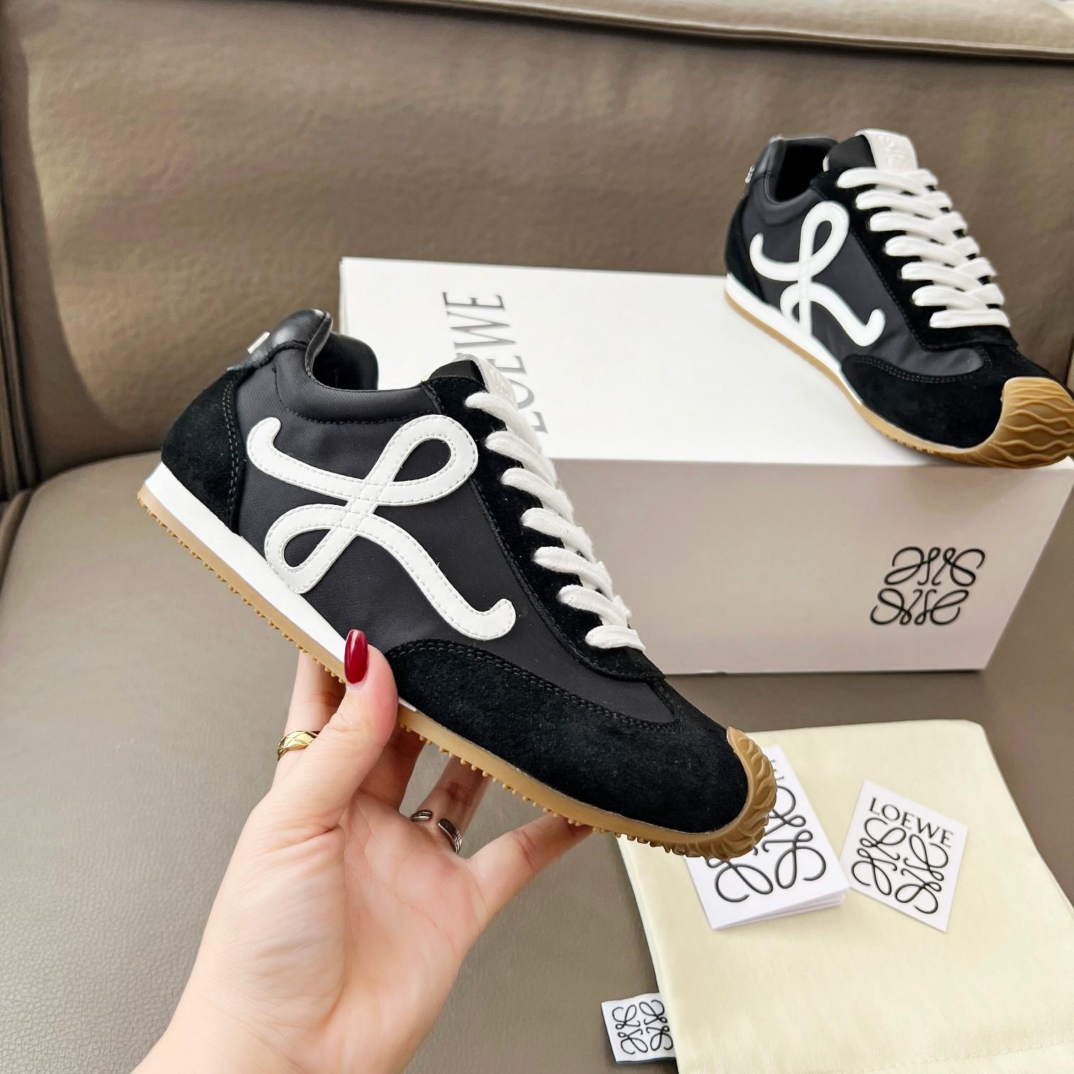 Loewe Ballet Runner 2.0 In Nylon And Calfskin - PerfectKickZ
