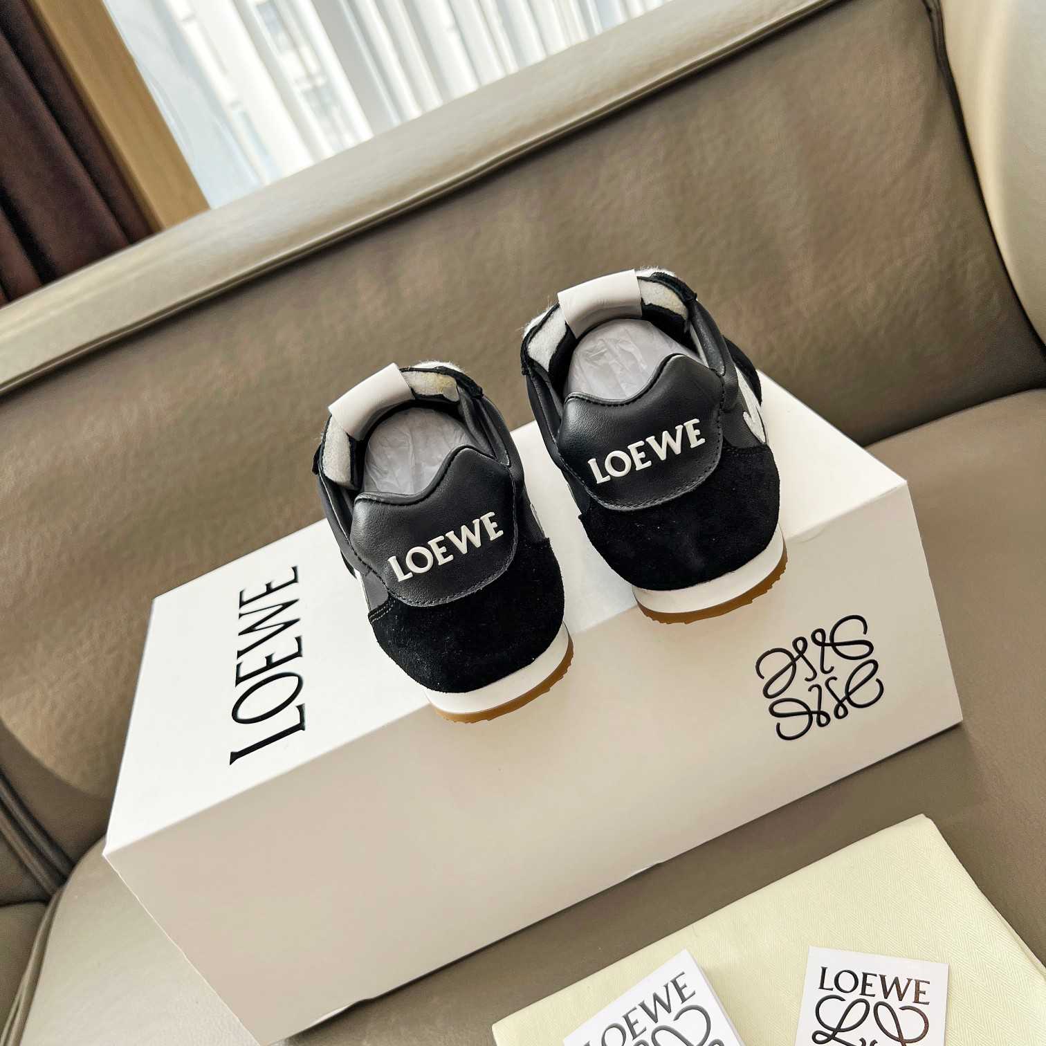 Loewe Ballet Runner 2.0 In Nylon And Calfskin - PerfectKickZ