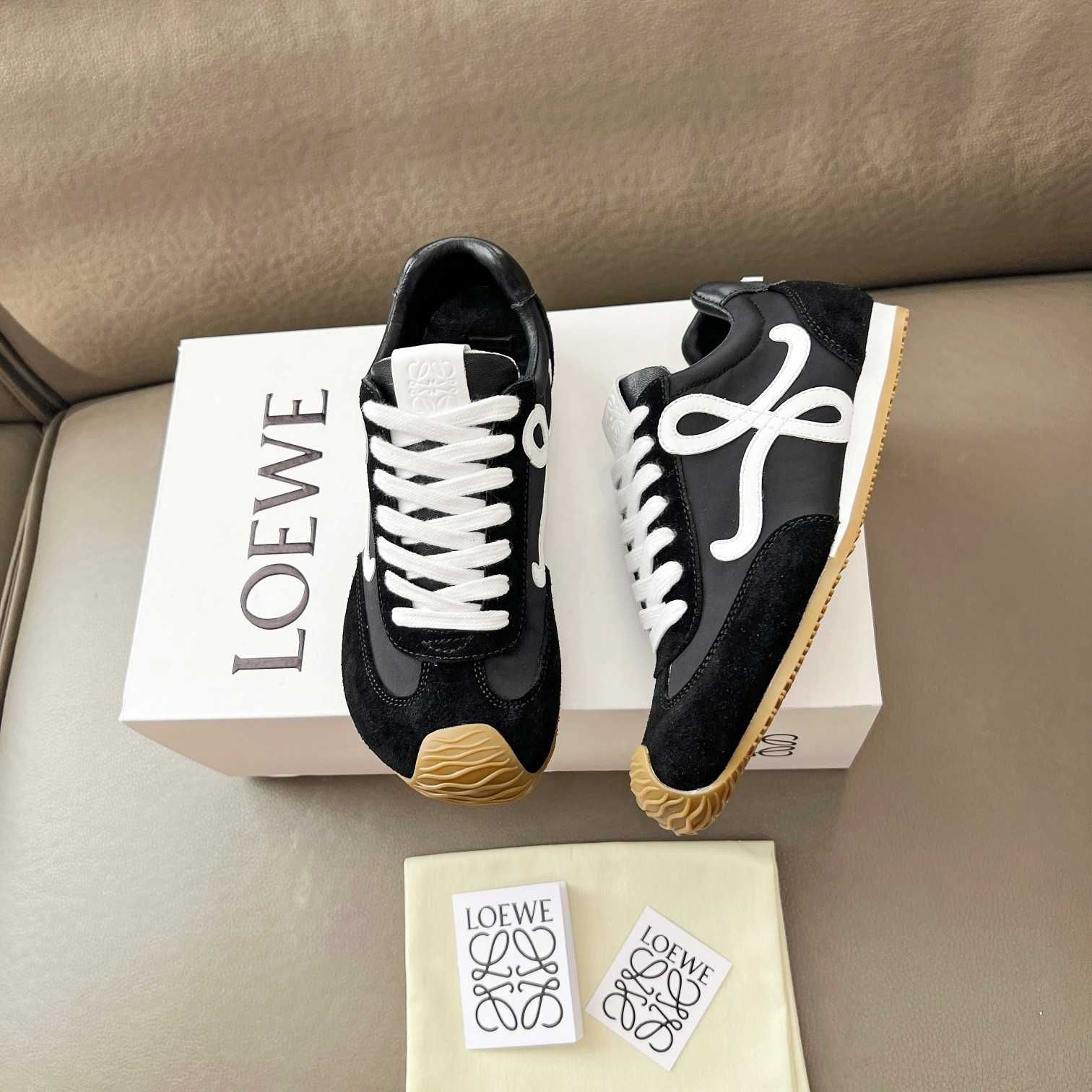 Loewe Ballet Runner 2.0 In Nylon And Calfskin - PerfectKickZ