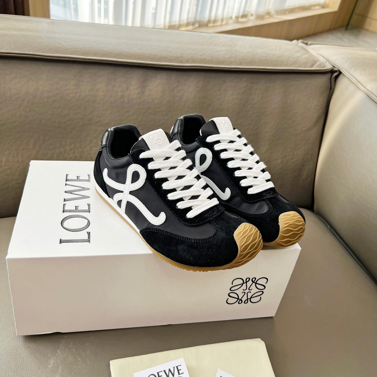 Loewe Ballet Runner 2.0 In Nylon And Calfskin - PerfectKickZ