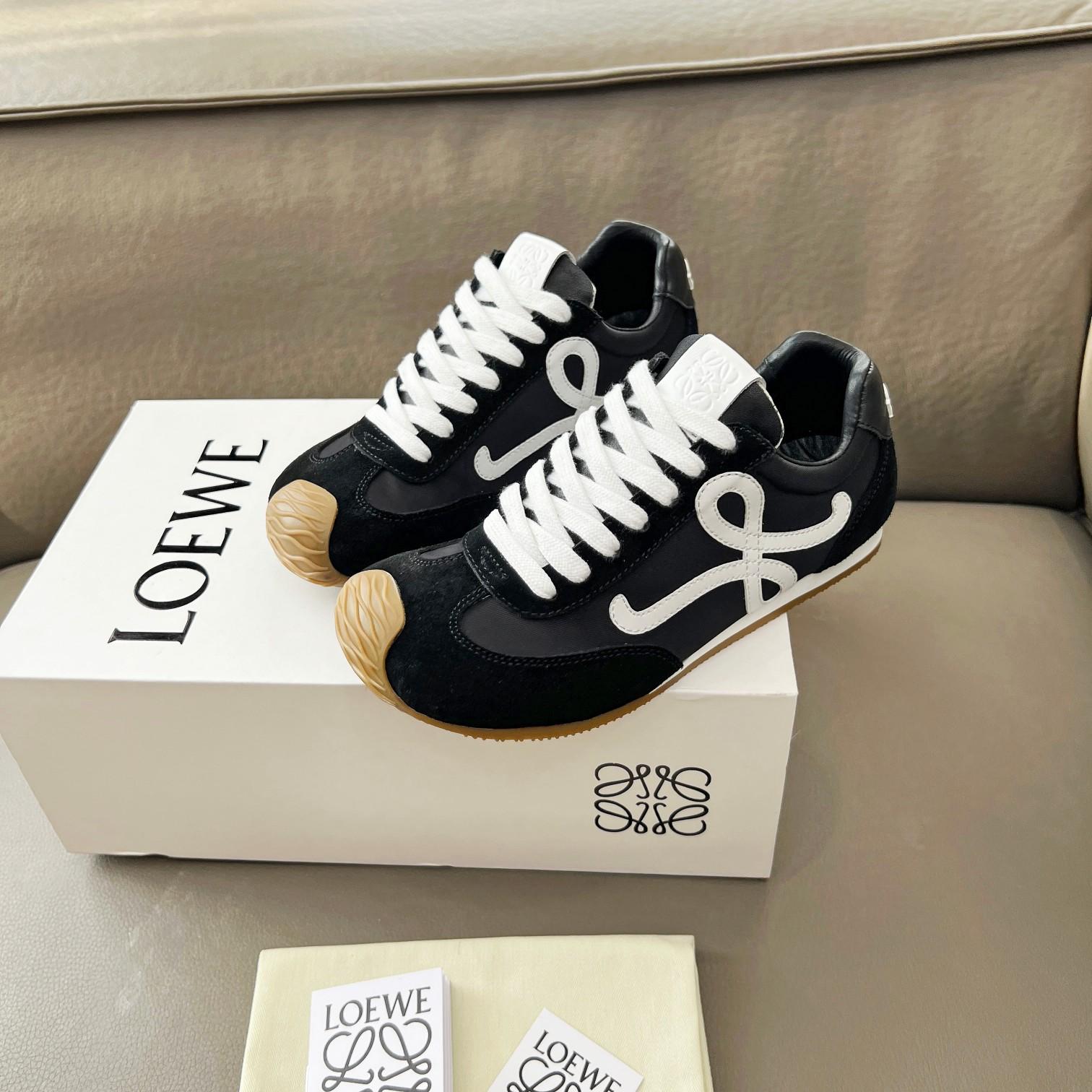 Loewe Ballet Runner 2.0 In Nylon And Calfskin - PerfectKickZ