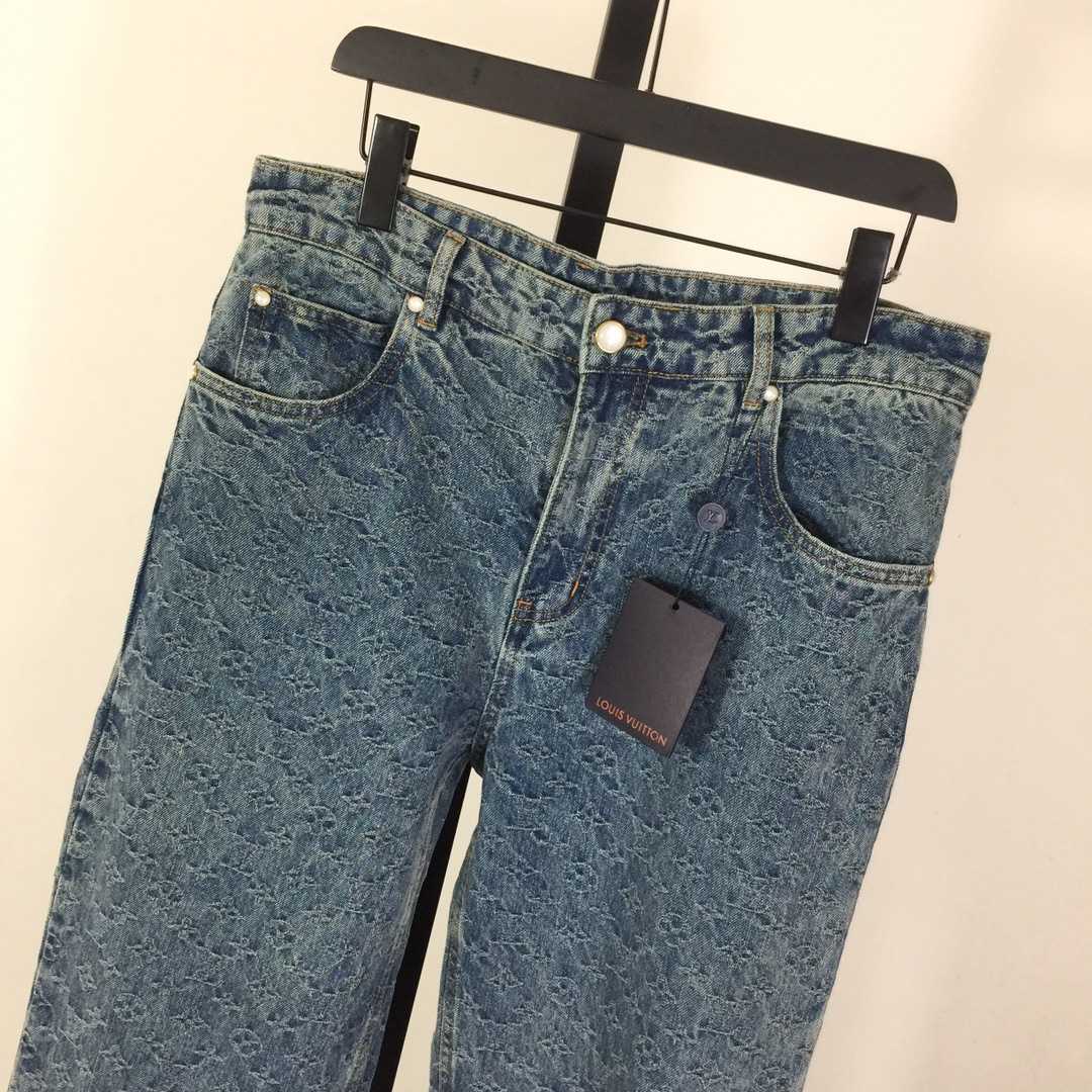Louis Vuitton Monogram Denim Jeans - PerfectKickZ