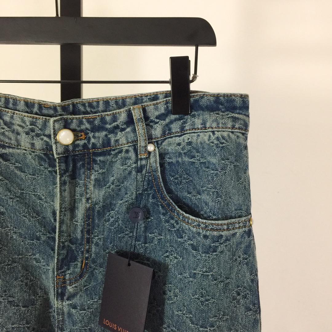 Louis Vuitton Monogram Denim Jeans - PerfectKickZ