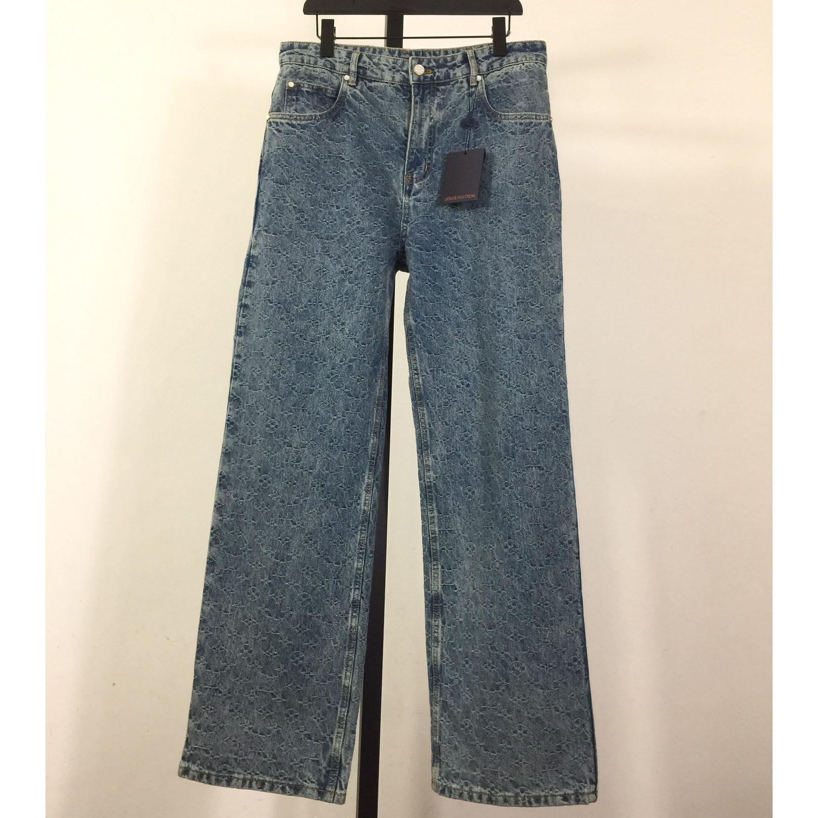 Louis Vuitton Monogram Denim Jeans - PerfectKickZ