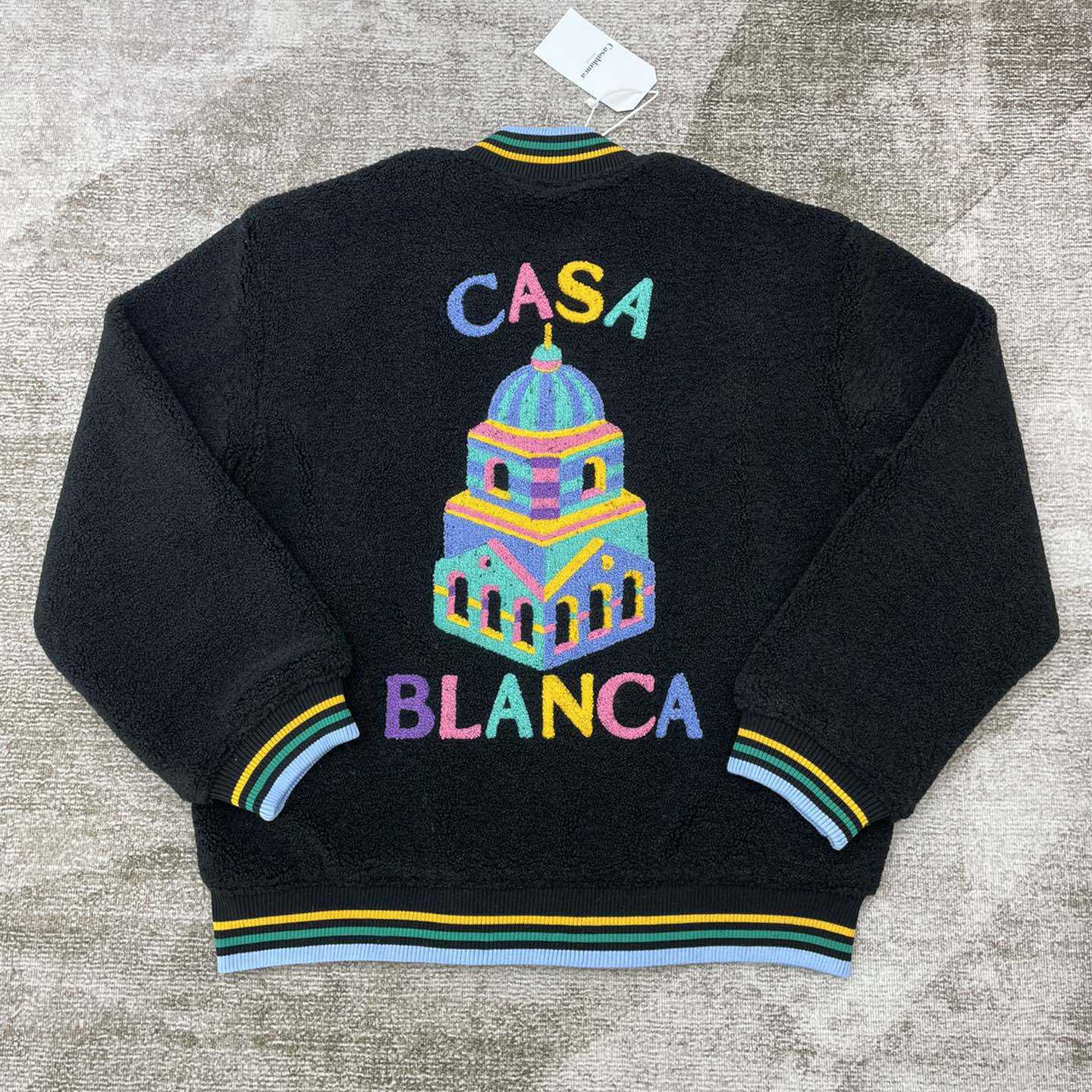 Casablanca Maison Pastelle Bomber Jacket    c940 - PerfectKickZ