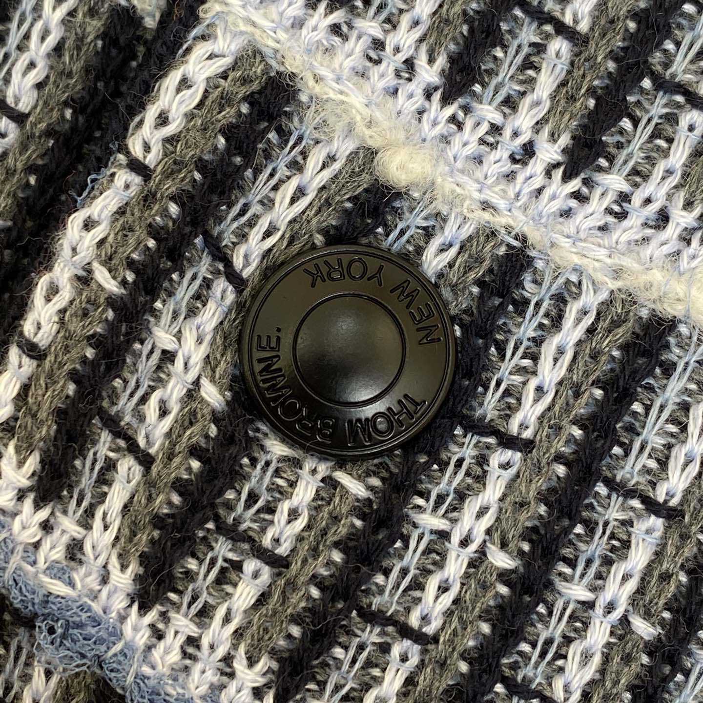 Thom Browne Crew-neck Tweed Bomber Jacket - PerfectKickZ