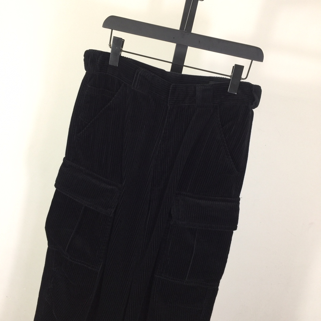 Prada Corduroy Pants With Cargo Pockets - PerfectKickZ