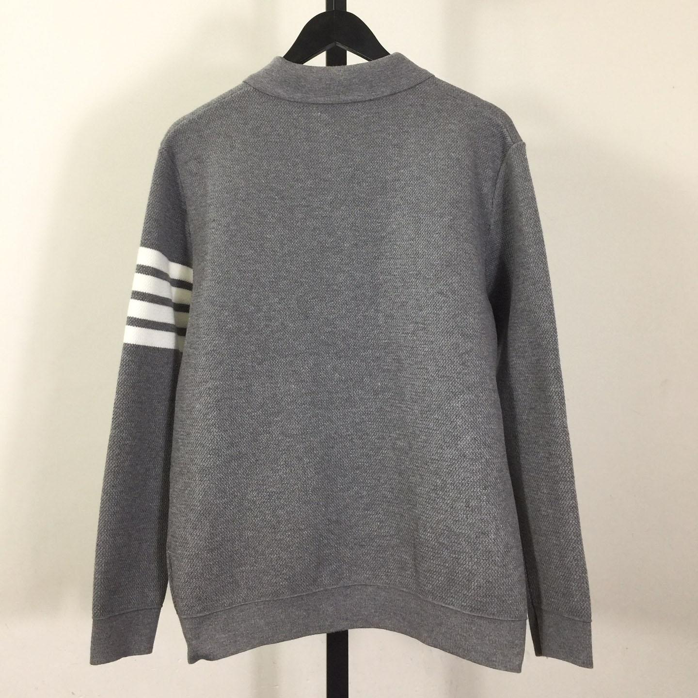 Thom Browne 4-Bar Knit Cardigan - PerfectKickZ