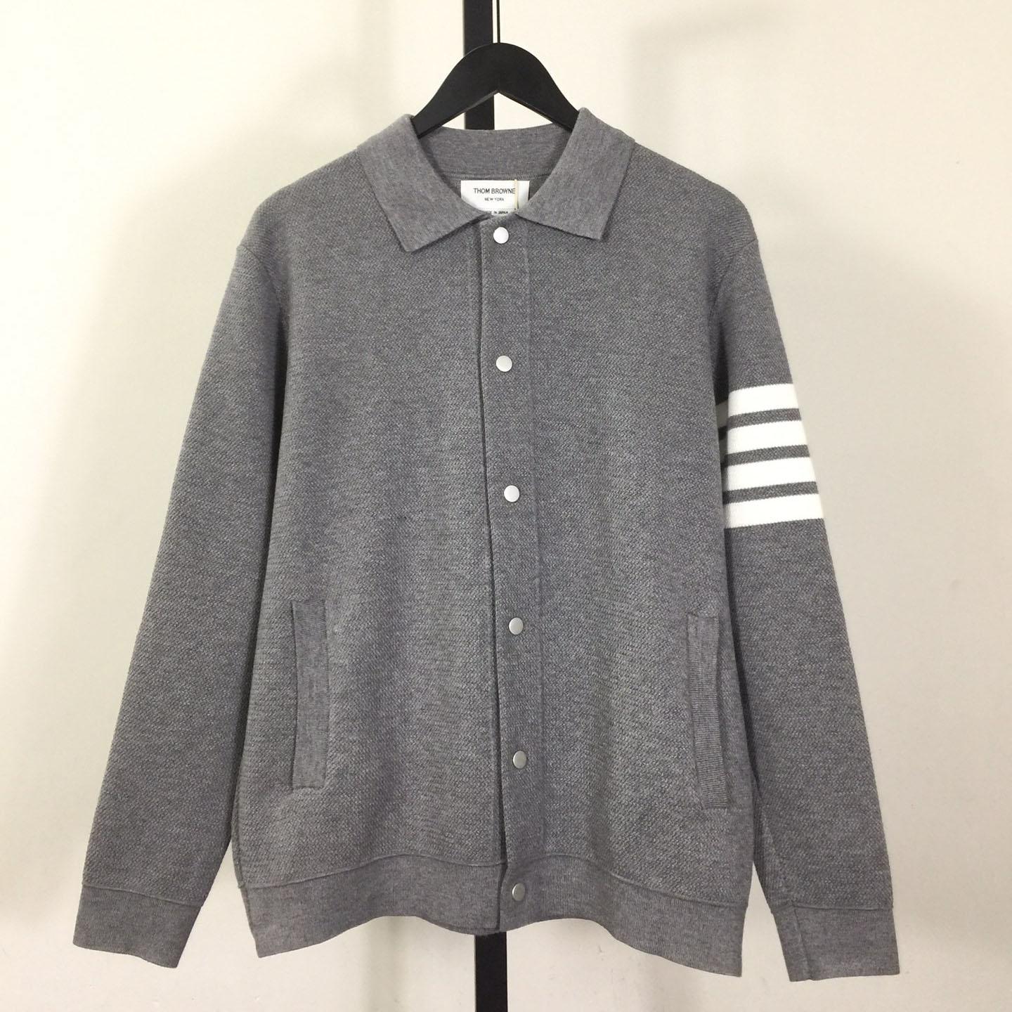 Thom Browne 4-Bar Knit Cardigan - PerfectKickZ