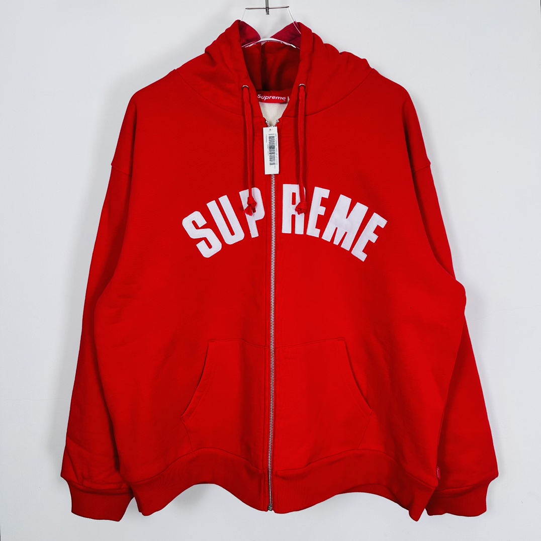 Supreme Arc Thermal Zip Up Hooded Sweatshirt - PerfectKickZ