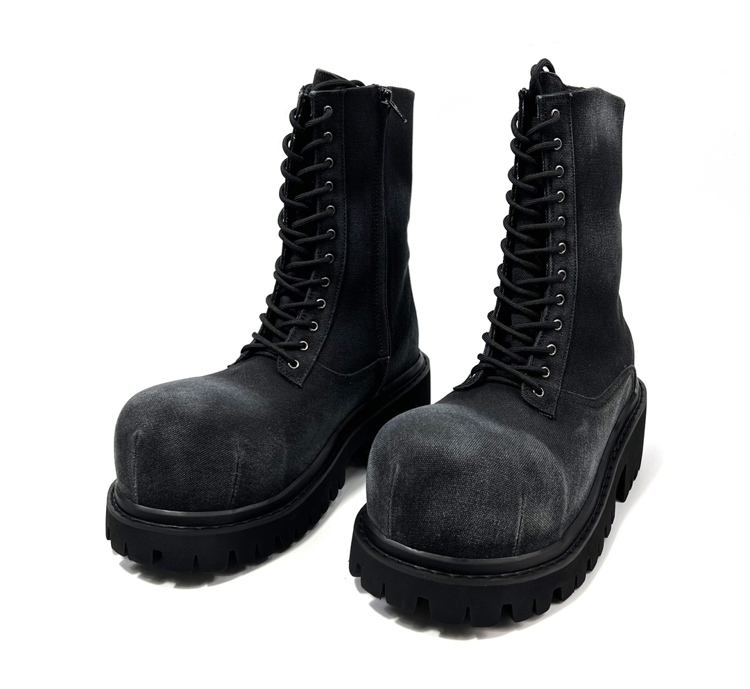 Balenciaga Stomper Bootie In Black  - PerfectKickZ