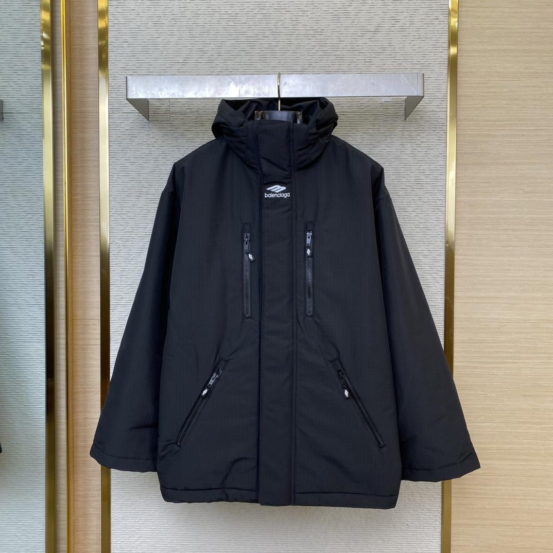 Balenciaga 3B Sports Icon Hooded Ski Parka - PerfectKickZ