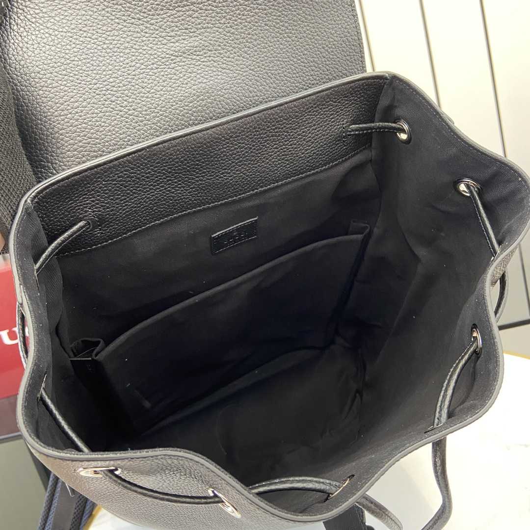 Gucci Large Backpack With Web - PerfectKickZ