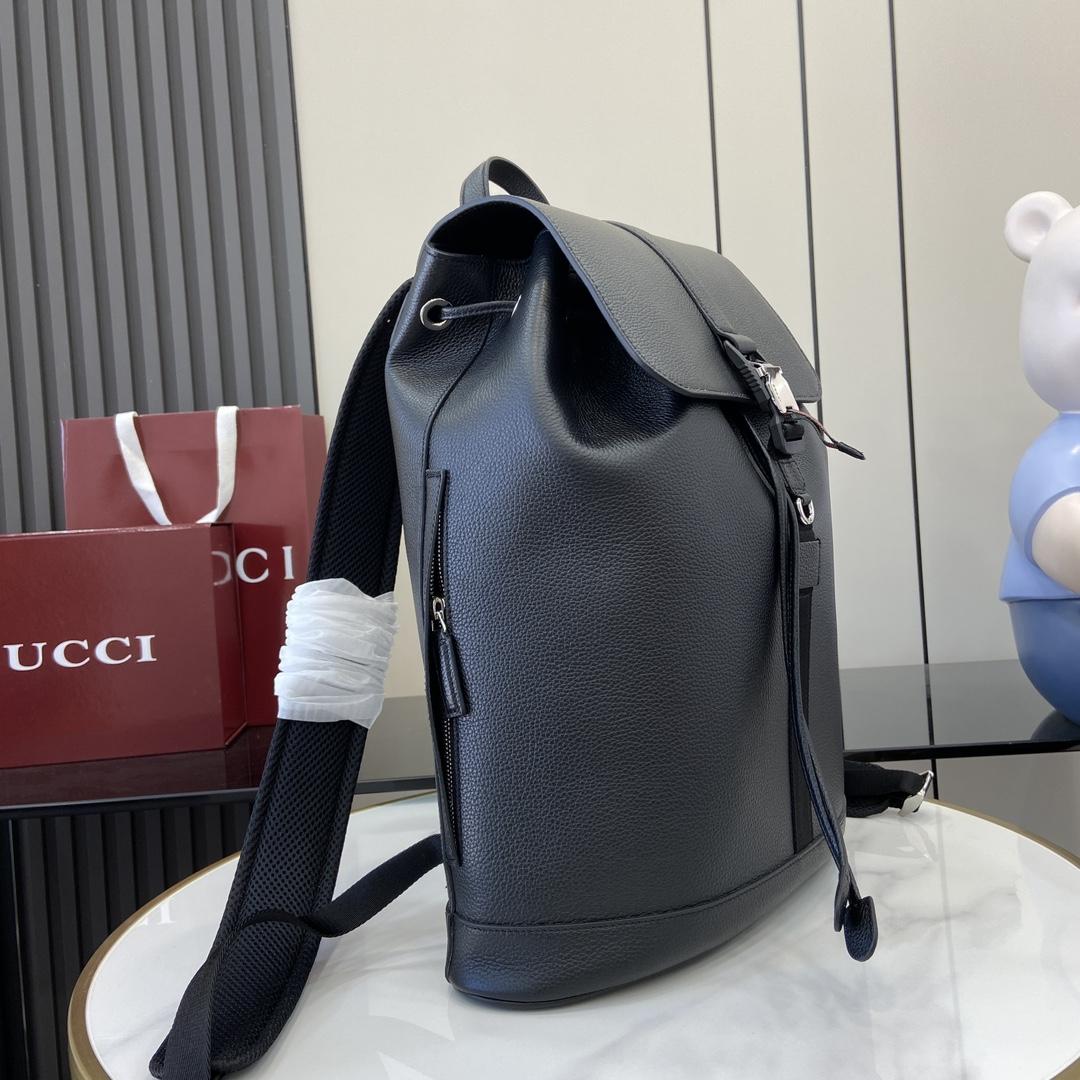 Gucci Large Backpack With Web - PerfectKickZ