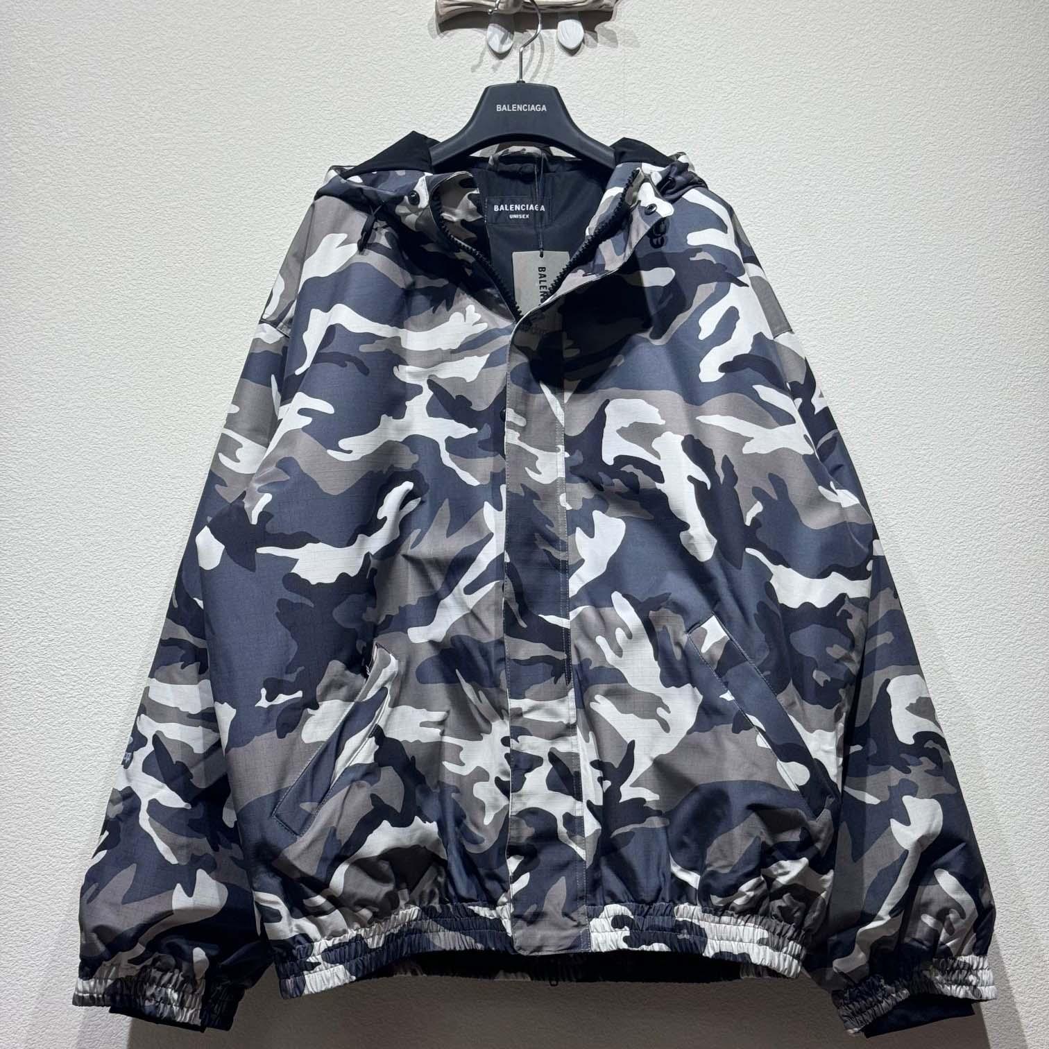 Balenciaga Camo Ski Parka In Grey  - PerfectKickZ