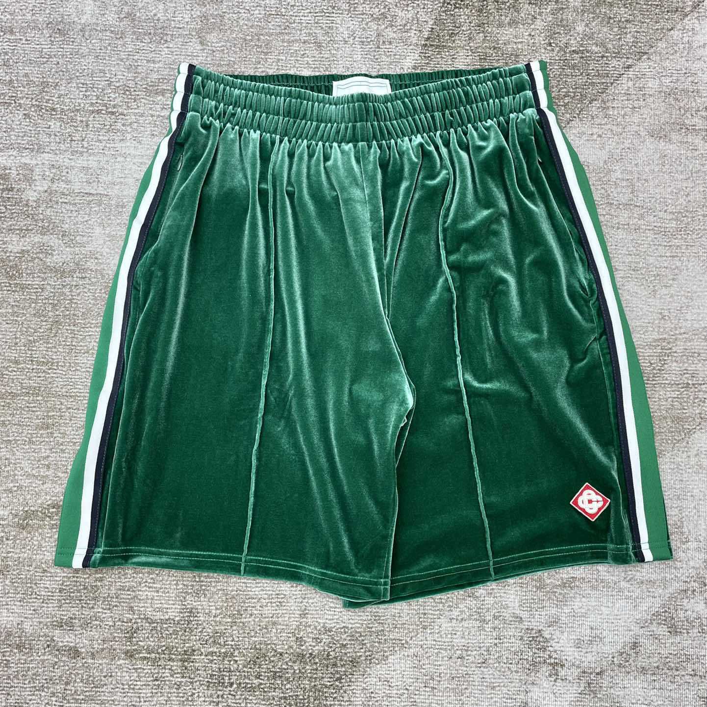 Casablanca Velour Laurel Shorts   c939 - PerfectKickZ