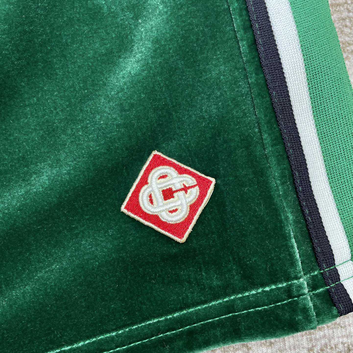 Casablanca Velour Laurel Shorts   c939 - PerfectKickZ