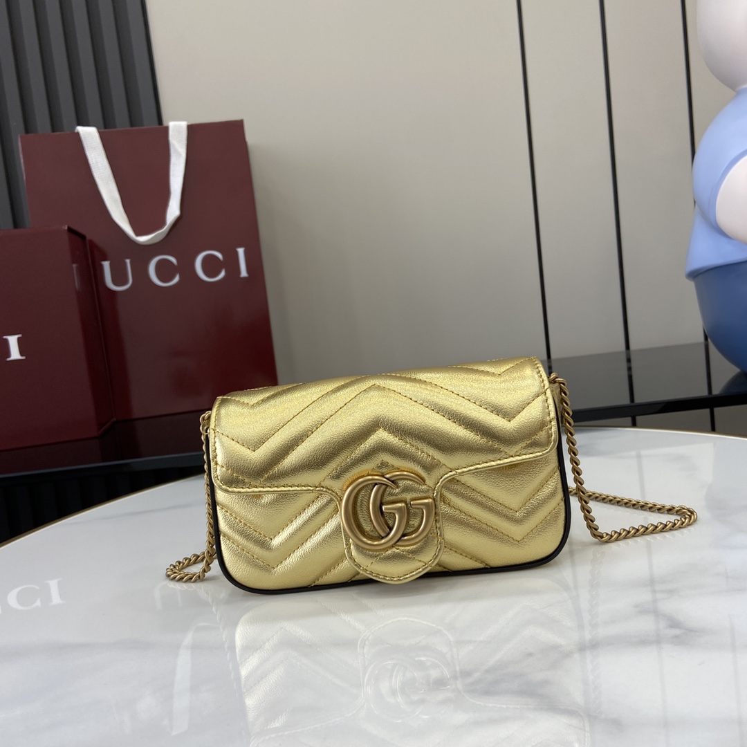 Gucci GG Marmont Super Mini Bag - PerfectKickZ