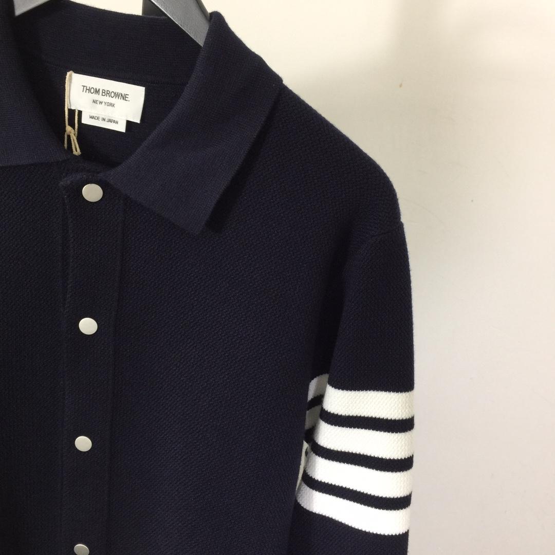 Thom Browne 4-Bar Knit Cardigan - PerfectKickZ