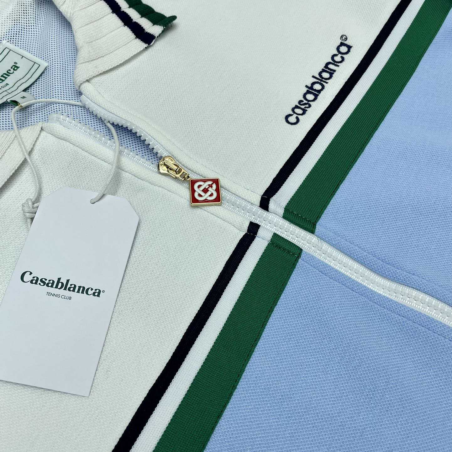 Casablanca Logo-embroidered Panelled Track Jacket   c880 - PerfectKickZ