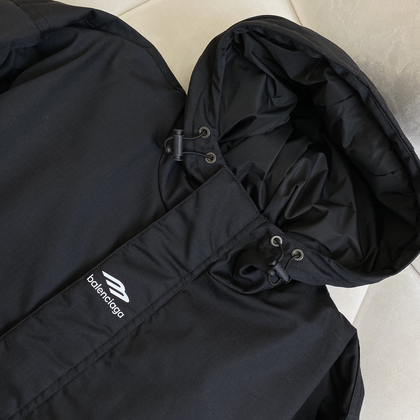 Balenciaga 3B Sports Icon Ski Parka In Black  - PerfectKickZ