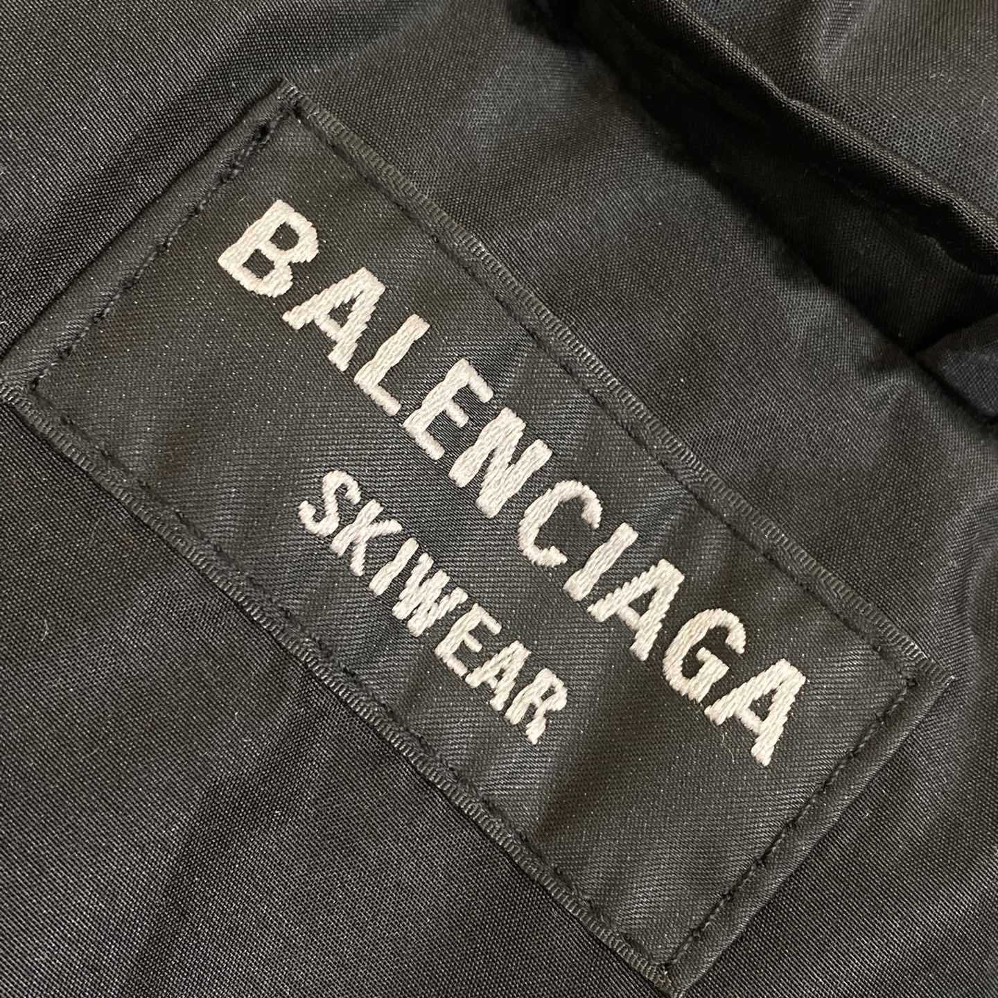 Balenciaga 3B Sports Icon Ski Parka In Black  - PerfectKickZ