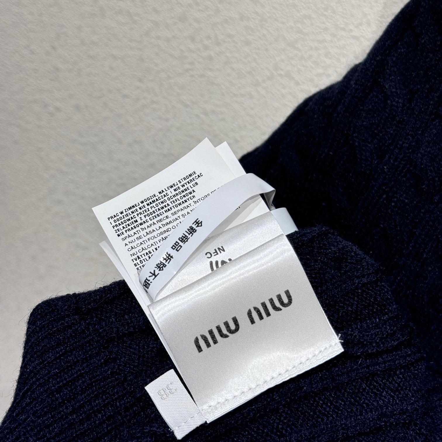 Miu Miu Cashmere Knit Polo Shirt - PerfectKickZ