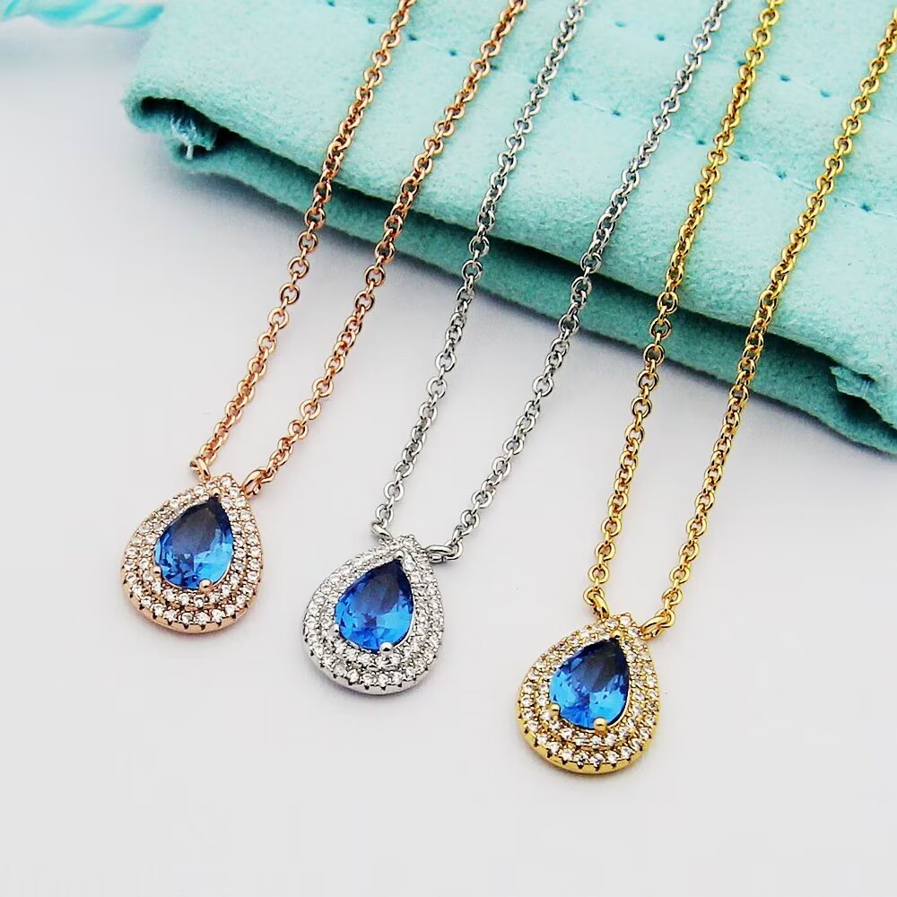 Tiffany & Co. Aquamarine and Diamond Pendant - PerfectKickZ