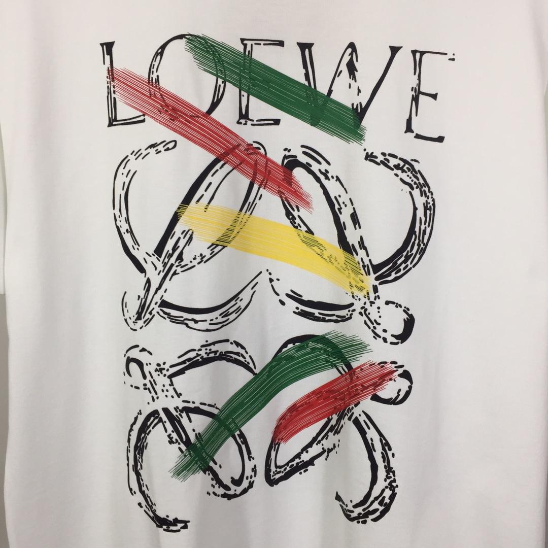 Loewe Loose Fit T-shirt In Cotton - 